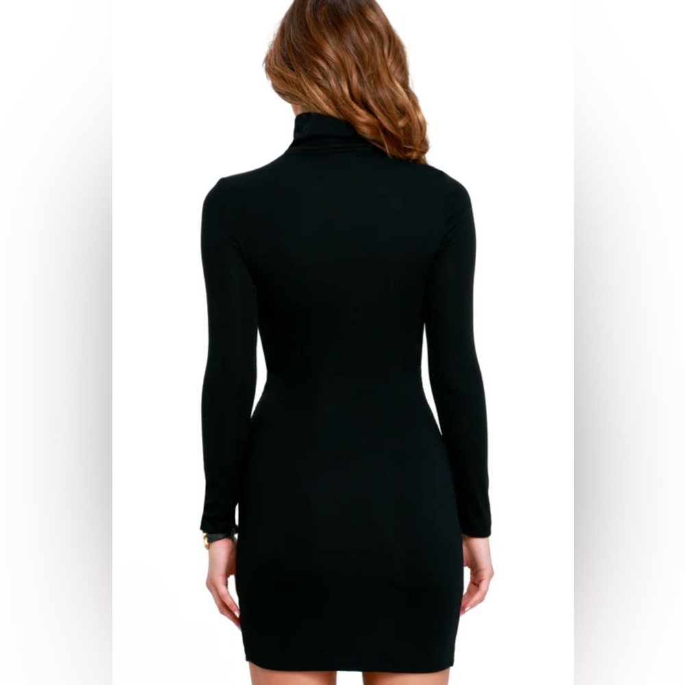 NWT Phenomenal Feeling Black Long Sleeve Bodycon Dress ❤️Medium • - Picture 4 of 6
